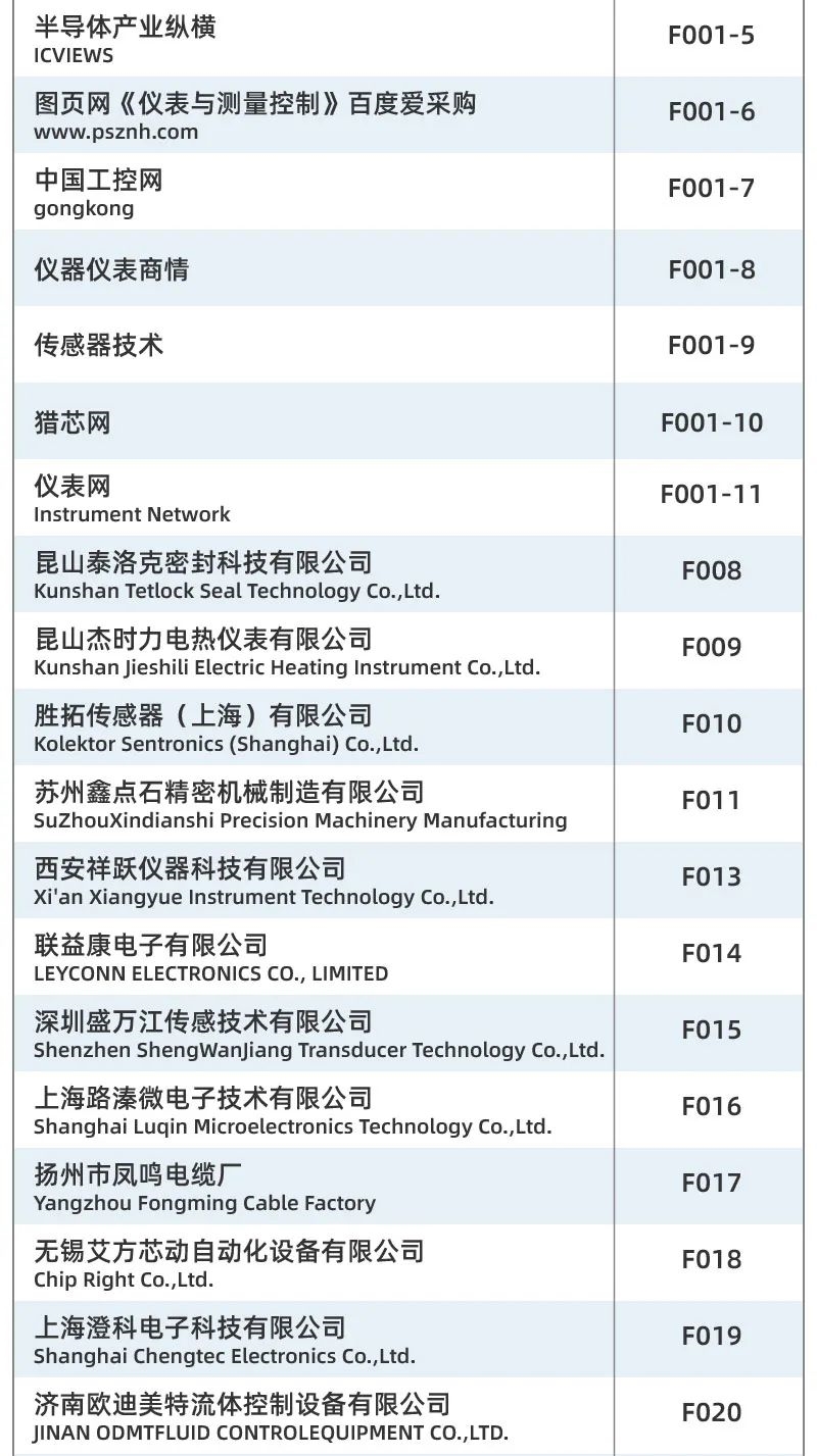 重磅發(fā)布丨SENSOR CHINA展商名單公布，四大亮點助你提前探營全球天花板級傳感大展！