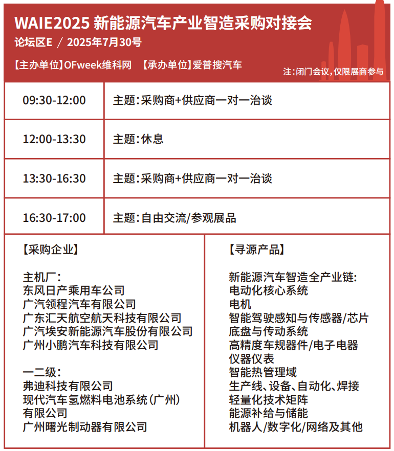 【門票限免】華為、大族、富士康等一眾名企重磅亮相WAIE全數(shù)會智能工業(yè)展及大會 附超全參觀攻略